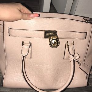 Michael Kors blush pink purse